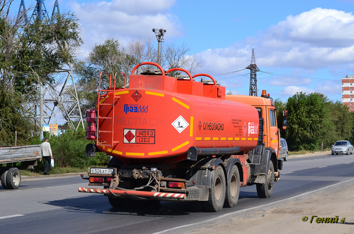 Волгоградская область, № С 526 АТ 34 — КамАЗ-65115-62