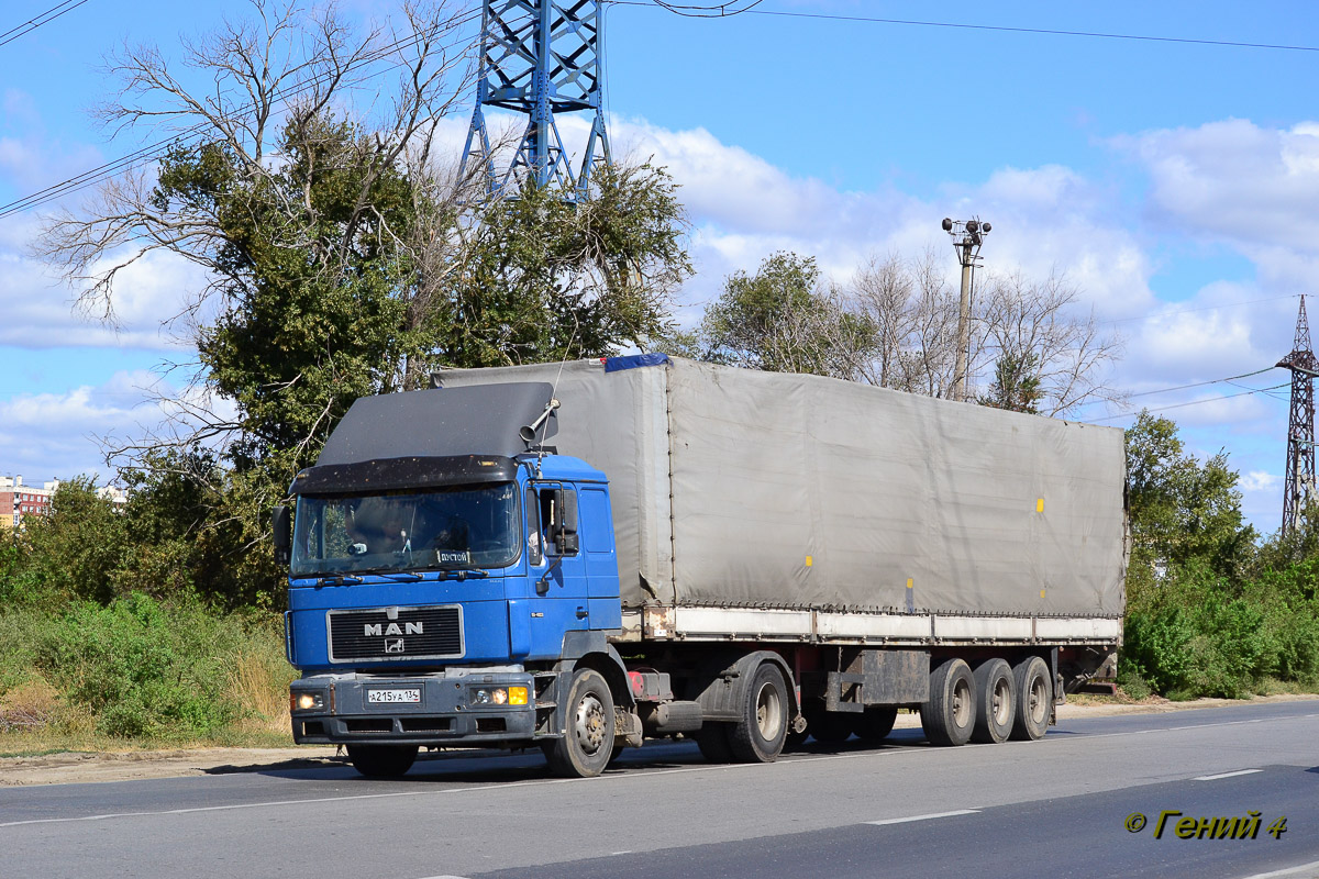 Волгоградская область, № А 215 УА 134 — MAN F2000 19.403