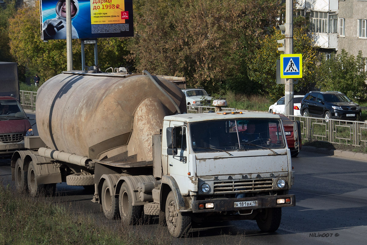 Удмуртия, № А 181 ВА 18 — КамАЗ-54112