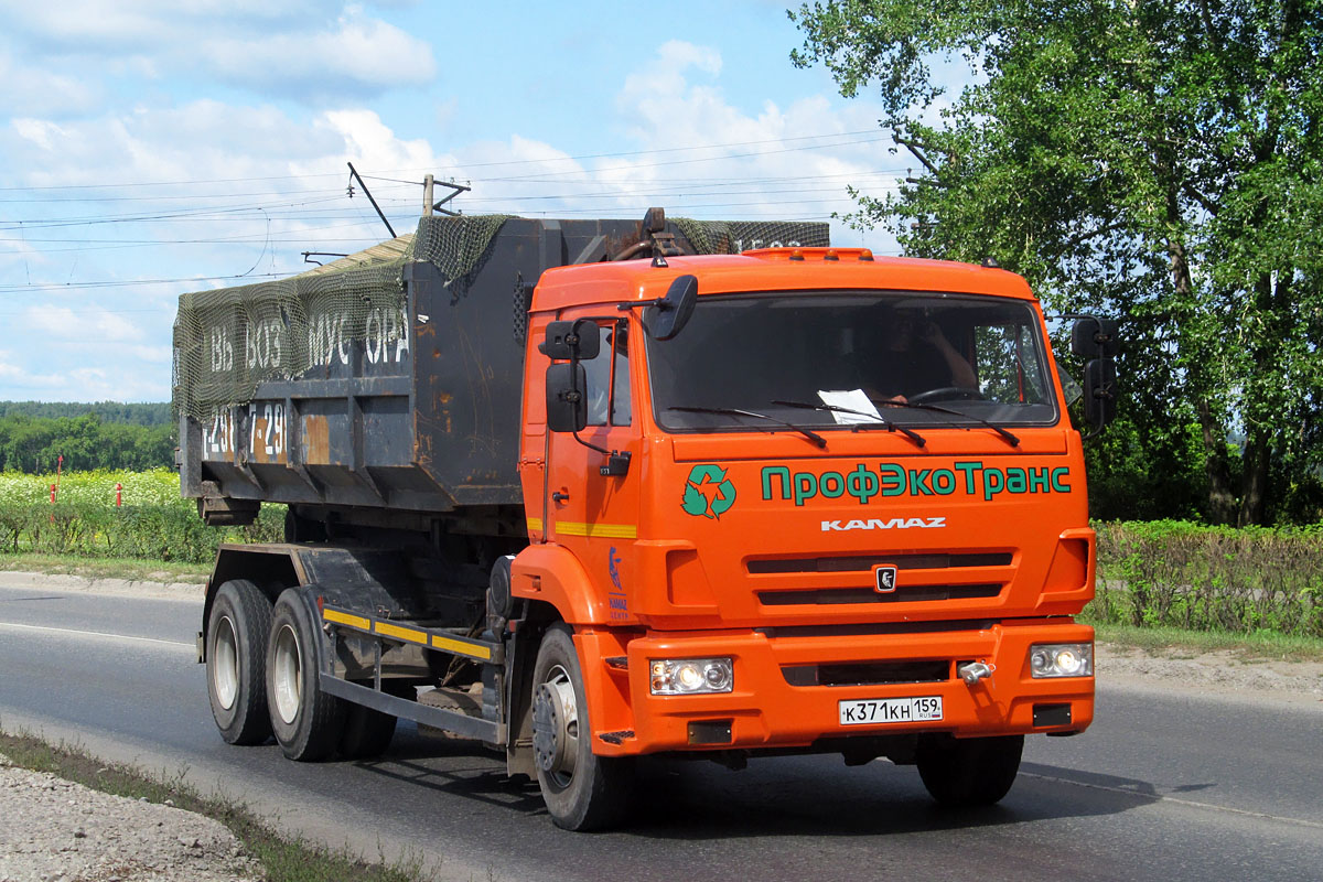 Пермский край, № К 371 КН 159 — КамАЗ-65115-L4