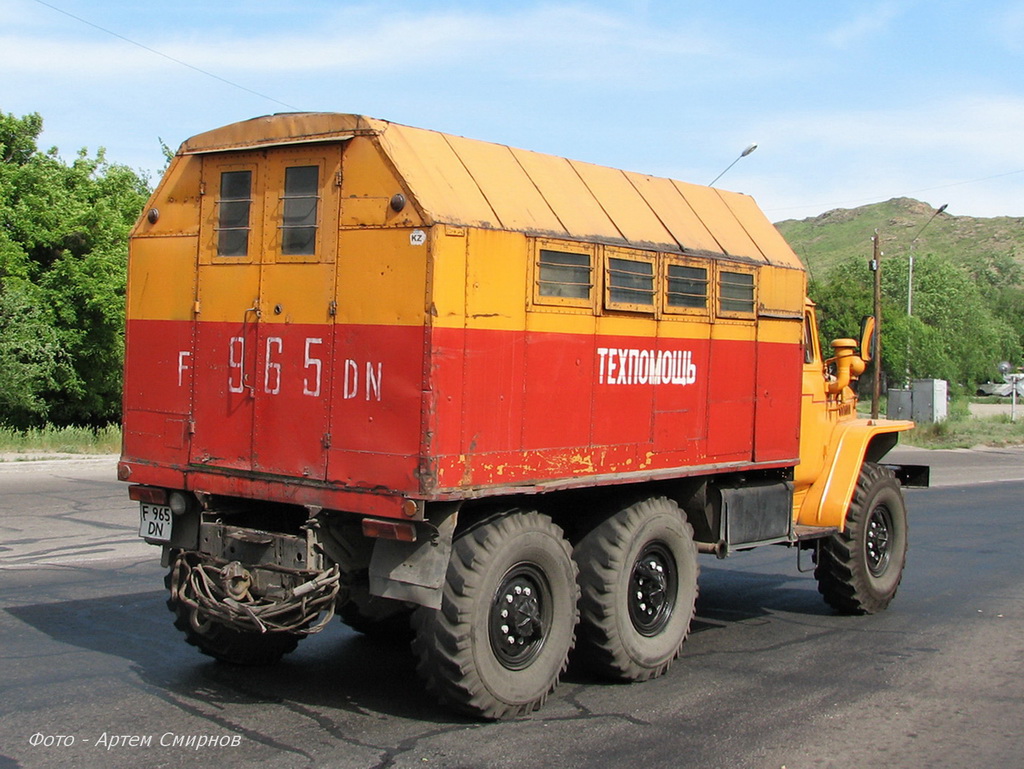 Восточно-Казахстанская область, № F 965 DN — Урал-375Д