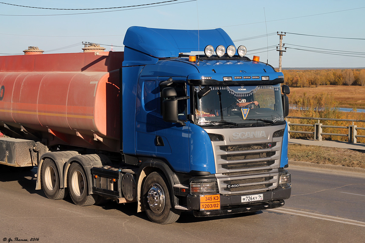 Саха (Якутия), № М 726 КУ 14 — Scania ('2013) G400