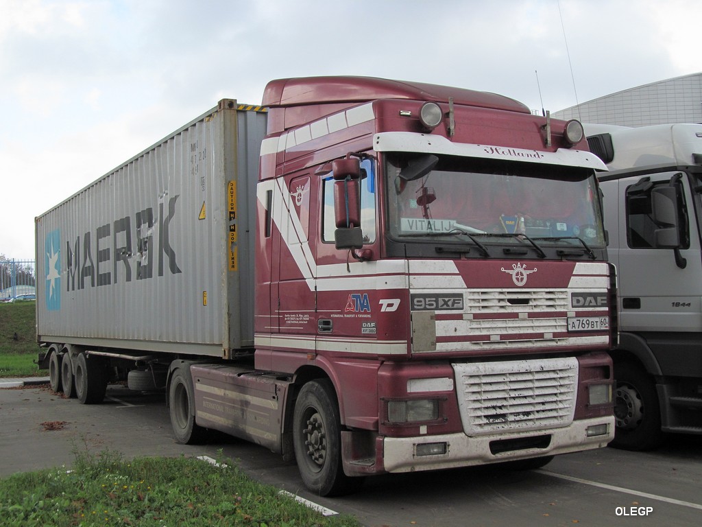 Псковская область, № А 769 ВТ 60 — DAF 95XF FT