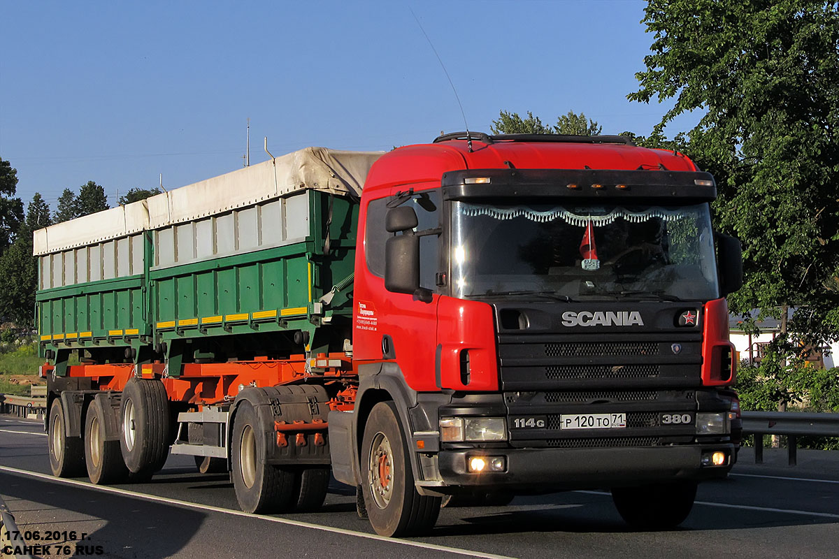 Тульская область, № Р 120 ТО 71 — Scania ('1996) P114G