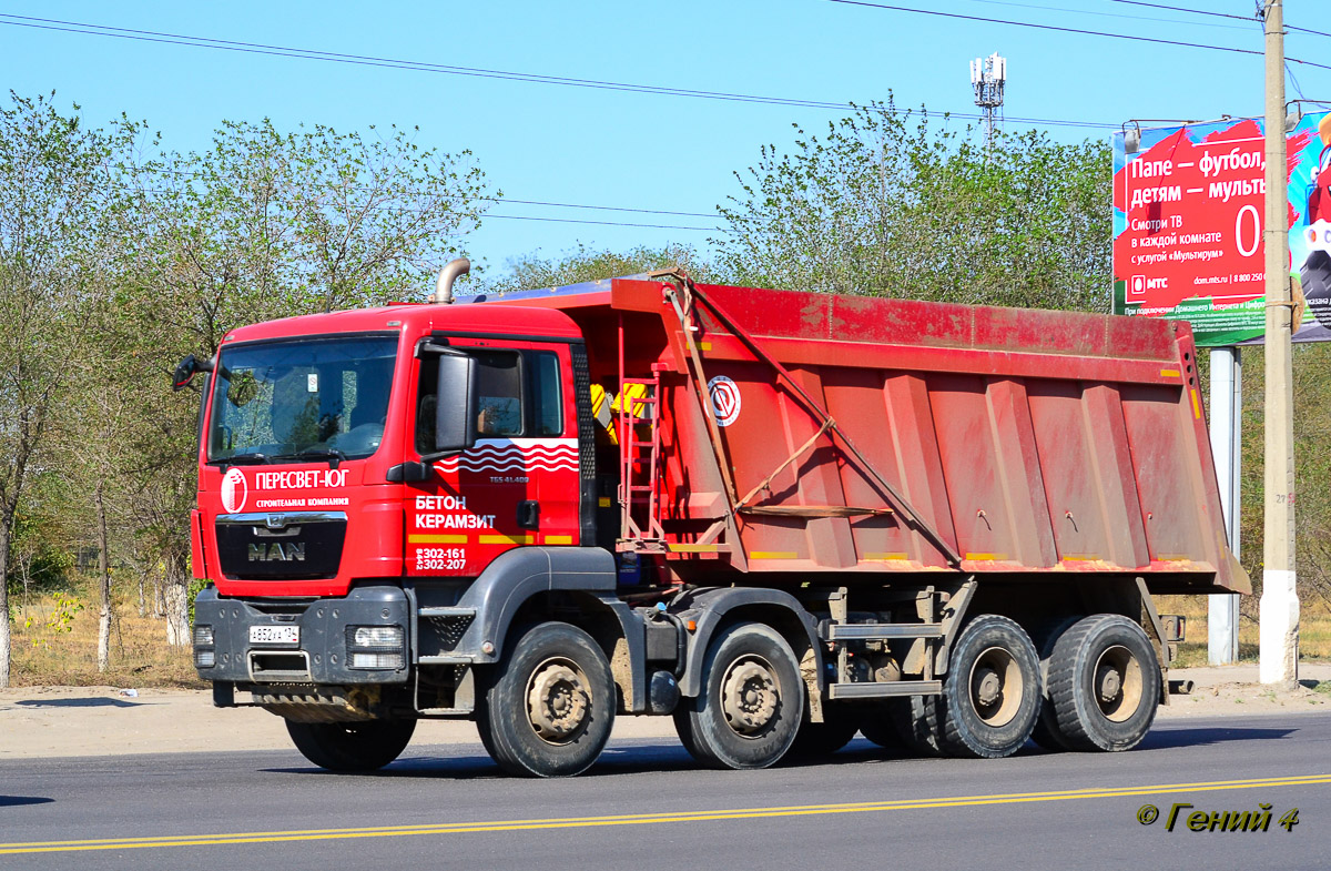 Волгоградская область, № А 852 ХА 134 — MAN TGS ('2007) 41.400