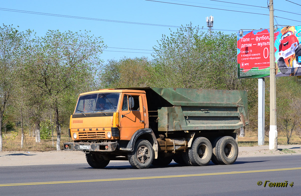 Волгоградская область, № А 744 АВ 134 — КамАЗ-55111 [551110]