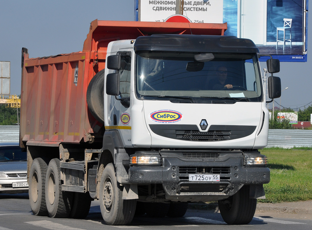 Омская область, № Т 725 ОУ 55 — Renault Kerax [X9P]