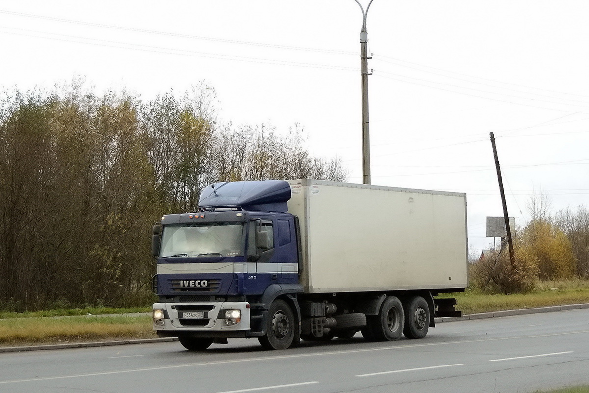 Архангельская область, № Н 834 ХС 29 — IVECO Stralis ('2007) 430