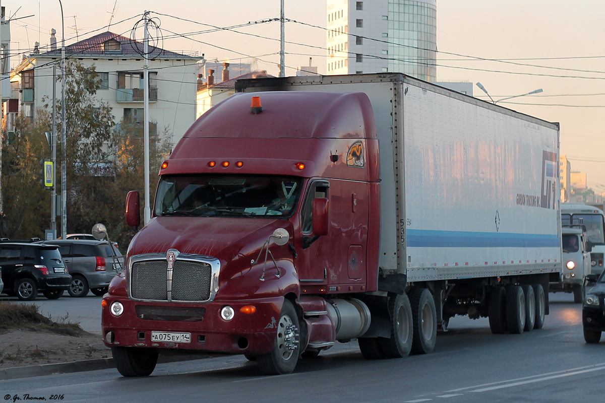 Саха (Якутия), № А 075 ЕУ 14 — Kenworth T2000