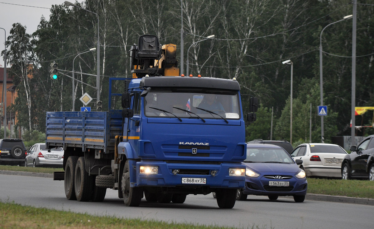 Омская область, № С 868 НУ 55 — КамАЗ-65117-N3