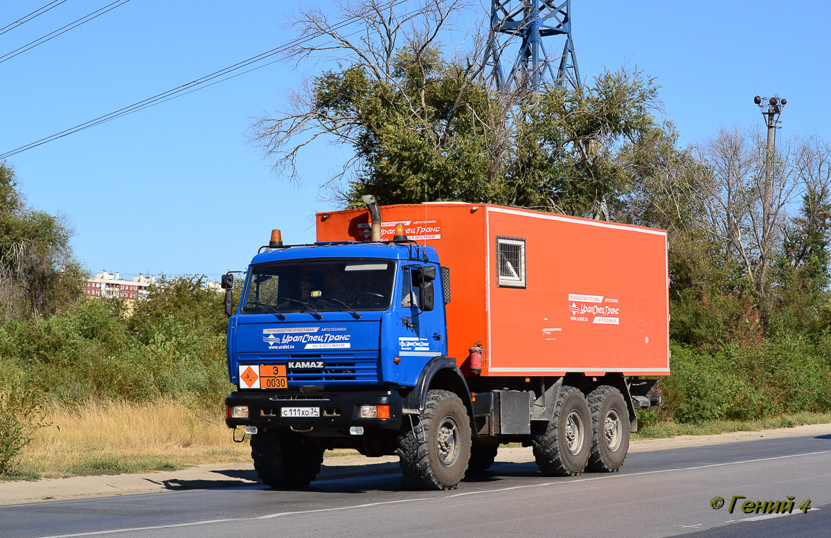 Волгоградская область, № С 111 ХО 34 — КамАЗ-43118-10 [43118K]