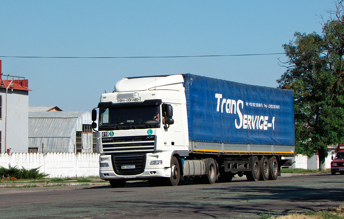 Львовская область, № 419 — DAF XF105 FT