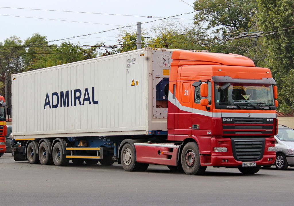 Одесская область, № ВН 3949 НС — DAF XF105 FT