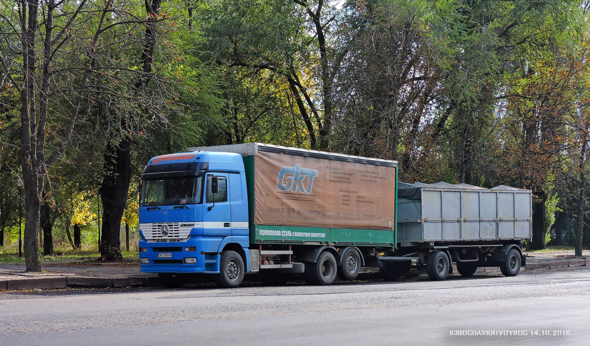 Днепропетровская область, № АЕ 7180 НА — Mercedes-Benz Actros ('1997)