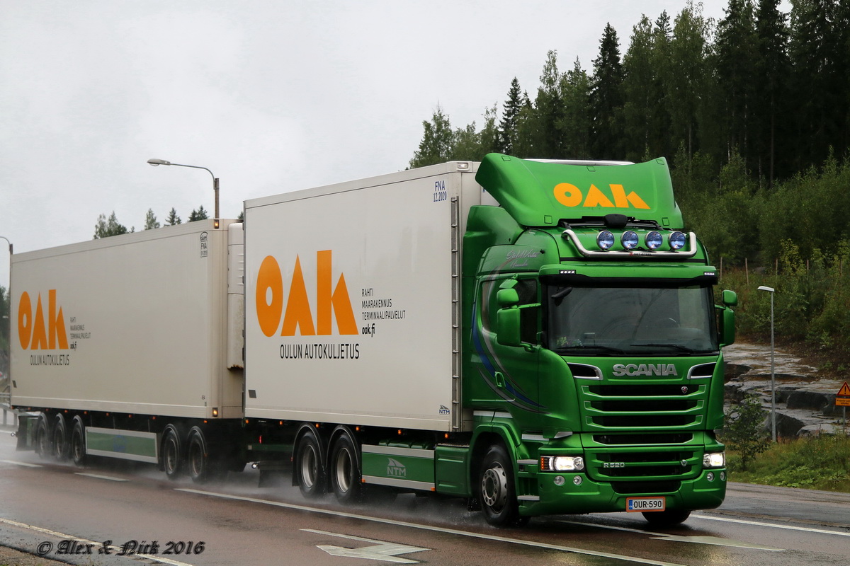 Финляндия, № OUR-590 — Scania ('2013) R520