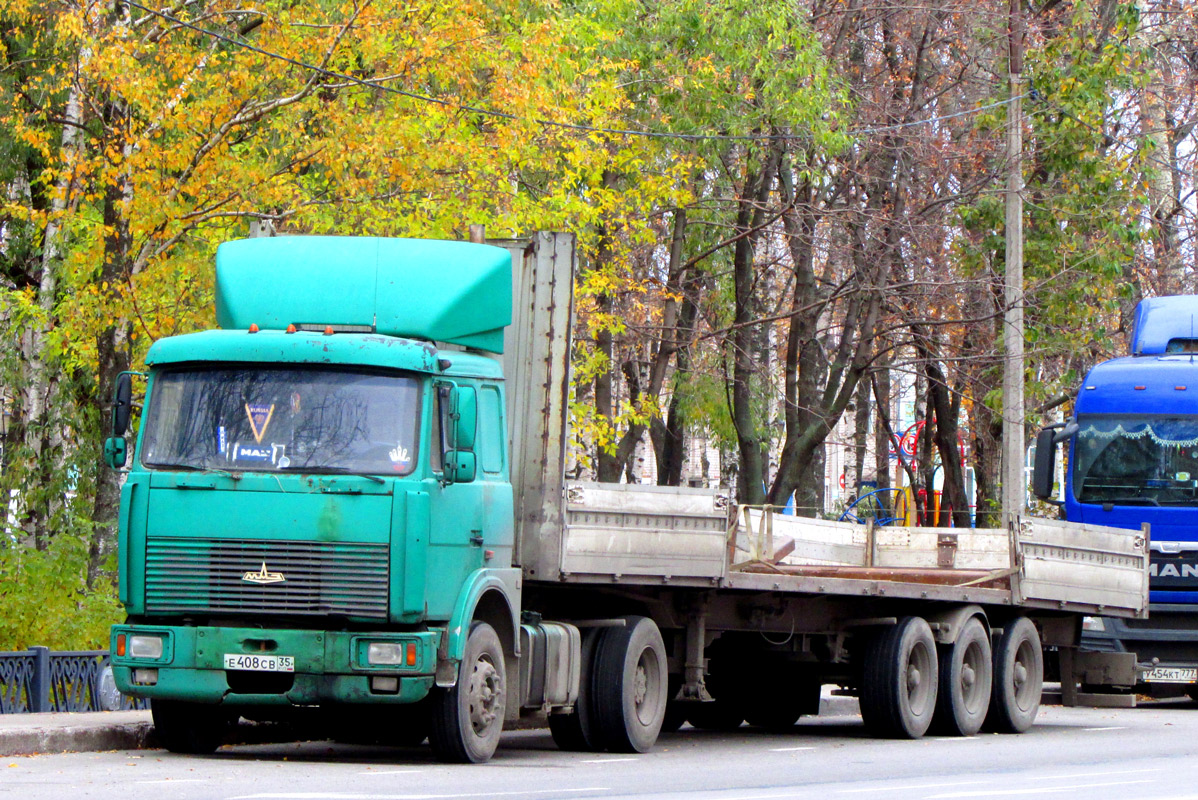 Вологодская область, № Е 408 СВ 35 — МАЗ-543208