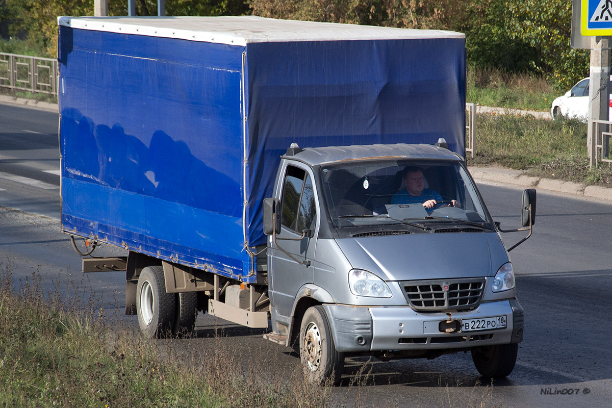 Удмуртия, № В 222 РО 18 — ГАЗ-33106 "Валдай"