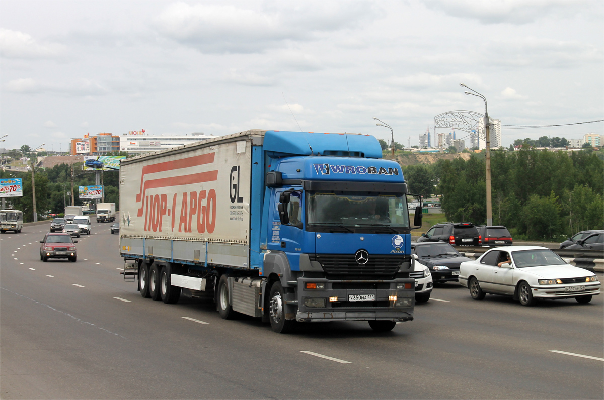 Красноярский край, № У 350 МА 124 — Mercedes-Benz Axor 1840