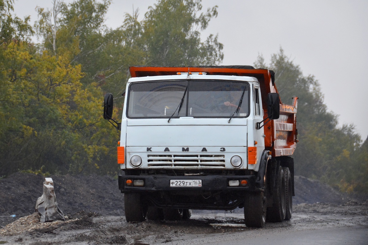 Самарская область, № Р 229 ТХ 163 — КамАЗ-55111 (общая модель)