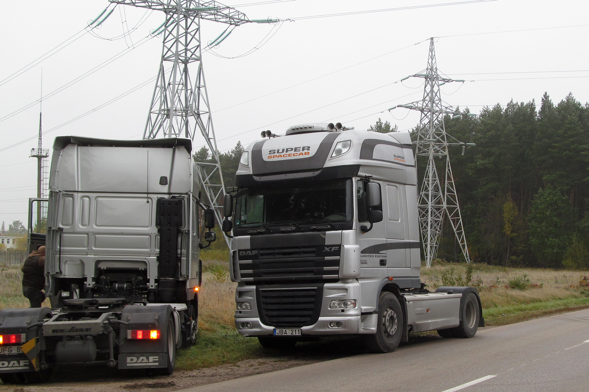 Литва, № JBA 211 — DAF XF105 FT