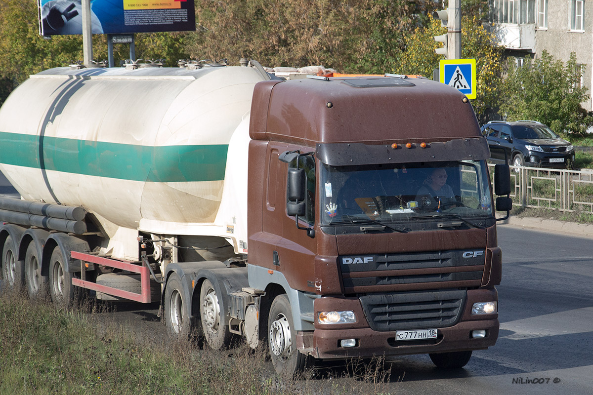 Удмуртия, № С 777 НН 18 — DAF CF85 FTG