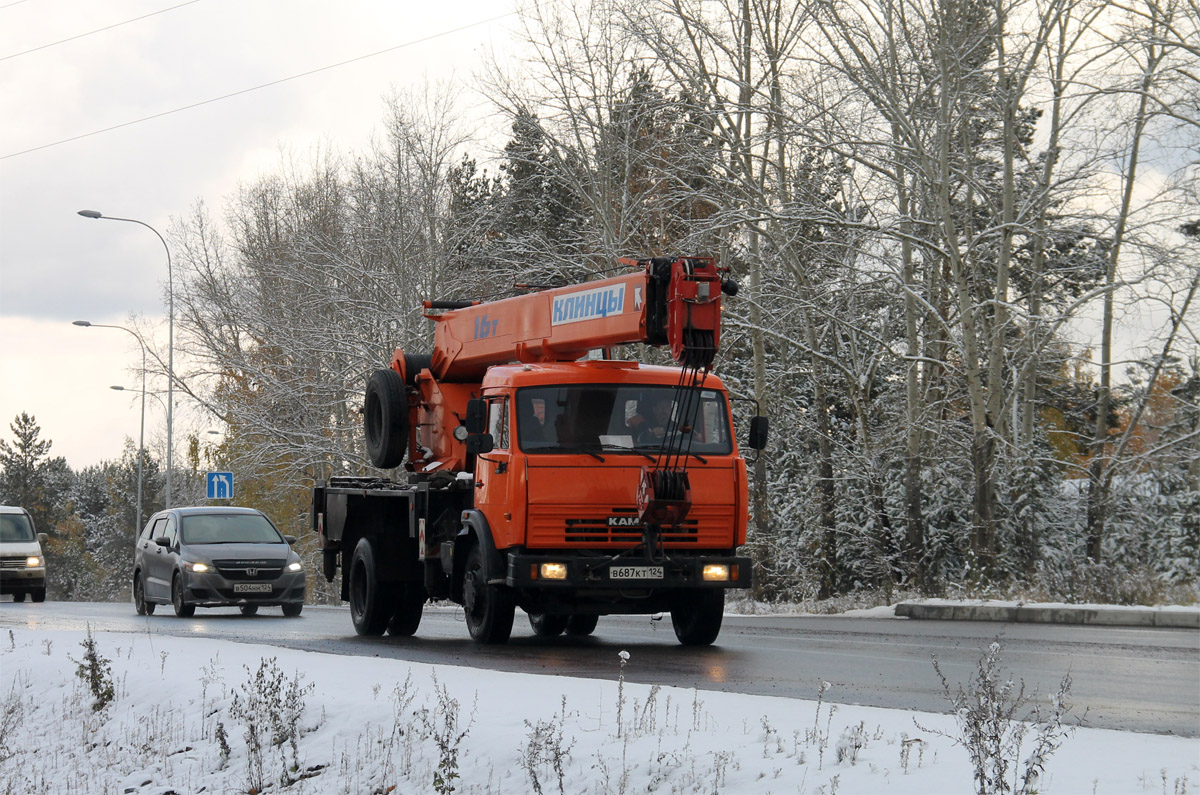 Красноярский край, № В 687 КТ 124 — КамАЗ-43253-A3