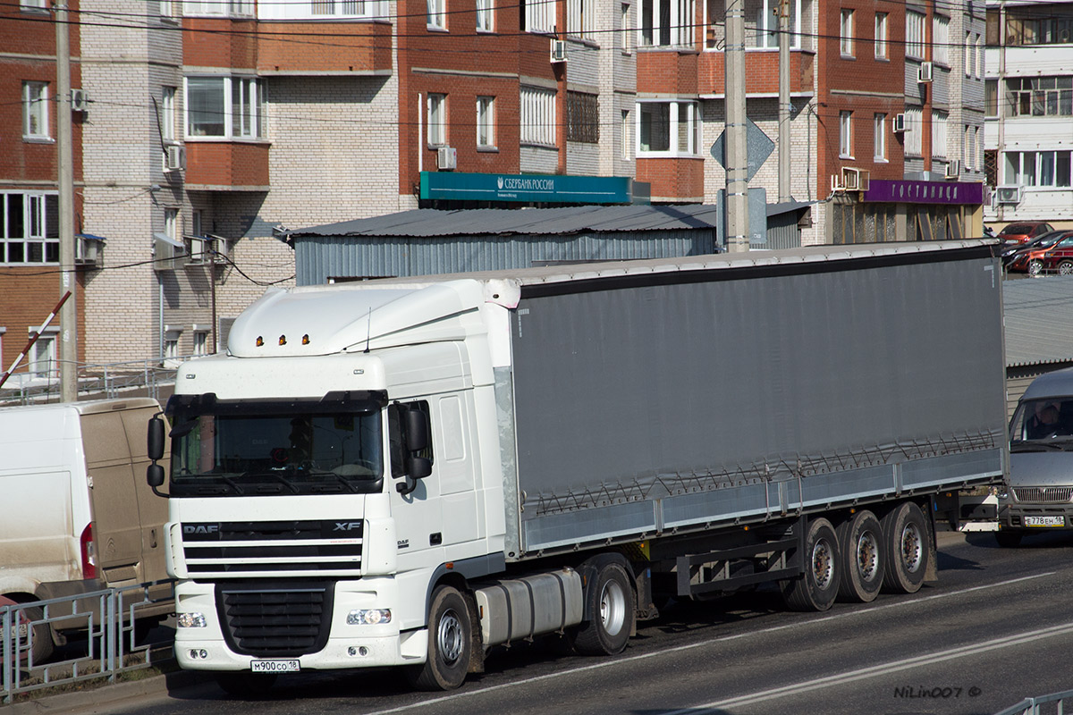 Удмуртия, № М 900 СО 18 — DAF XF105 FT