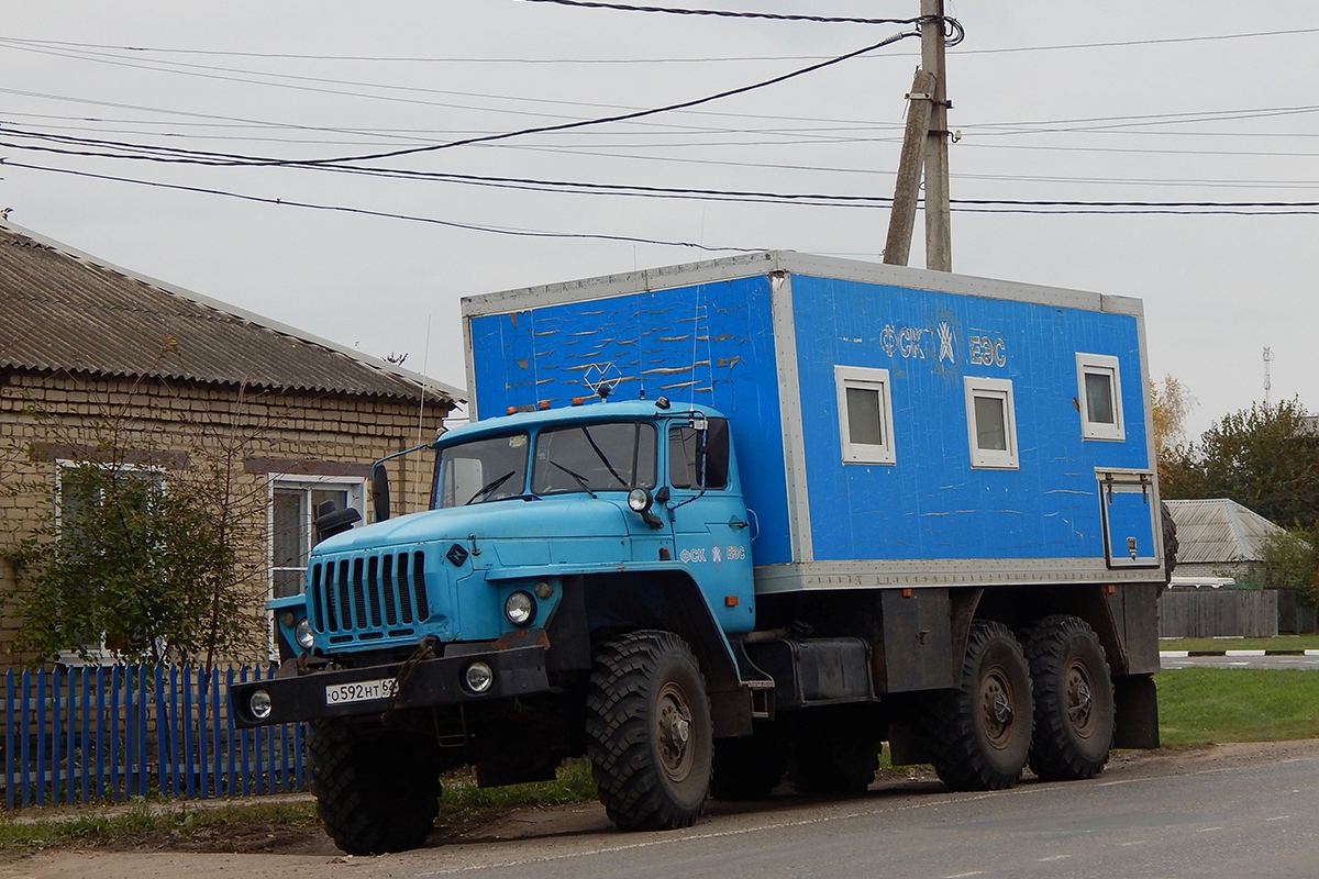 Московская область, № О 592 НТ 62 — Урал-4320-40