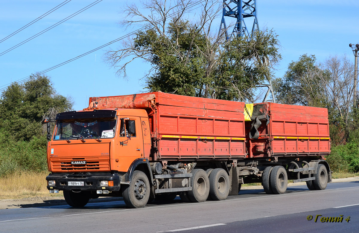 Воронежская область, № Т 989 РТ 36 — КамАЗ-65115-15 [65115R]