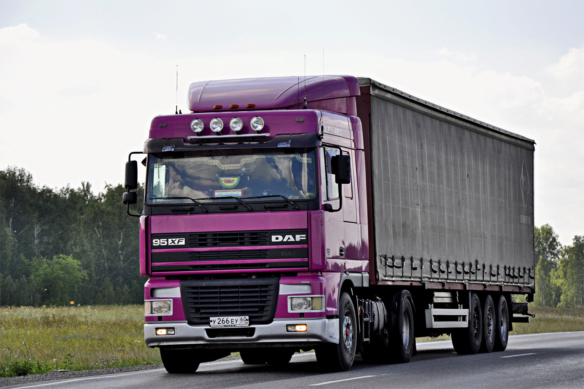 Псковская область, № У 266 ЕУ 60 — DAF 95XF FT