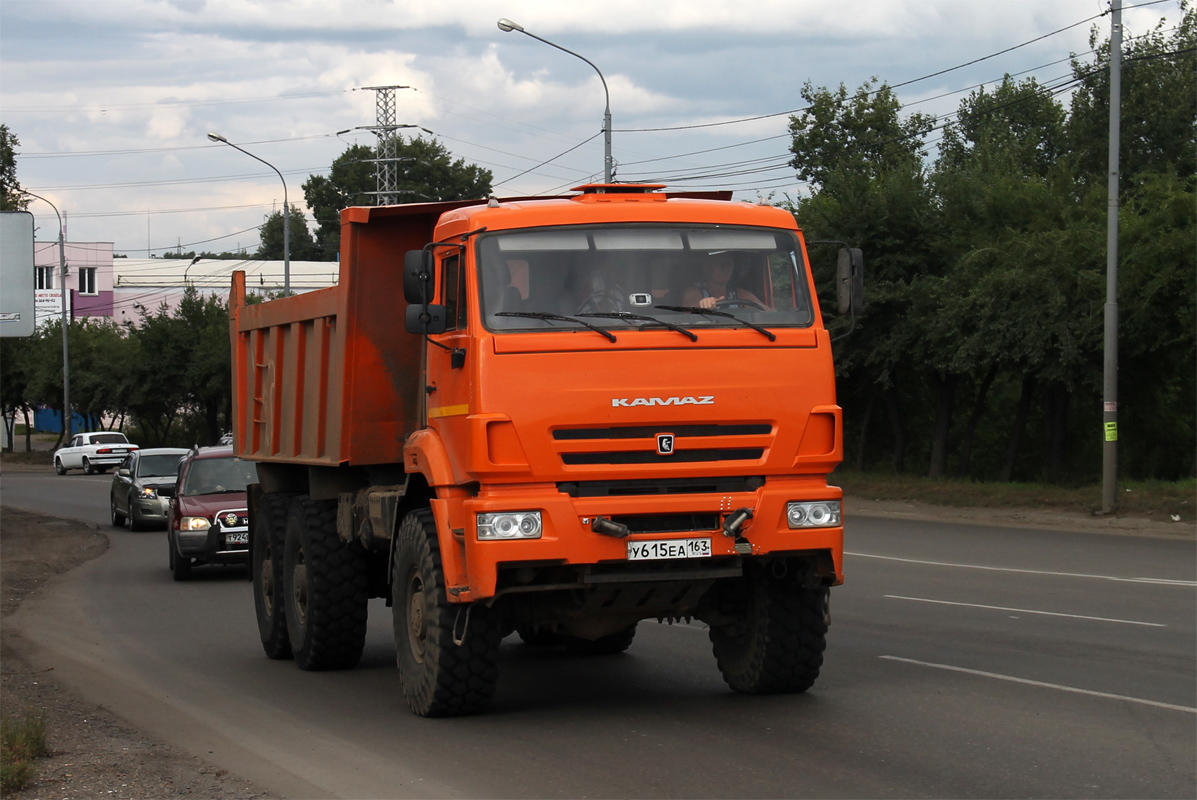 Красноярский край, № У 615 ЕА 163 — КамАЗ-65222-43 [652224]