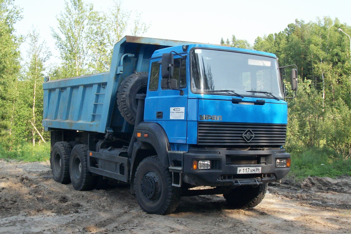 Ханты-Мансийский автоном.округ, № Р 117 ХМ 86 — Урал-63685