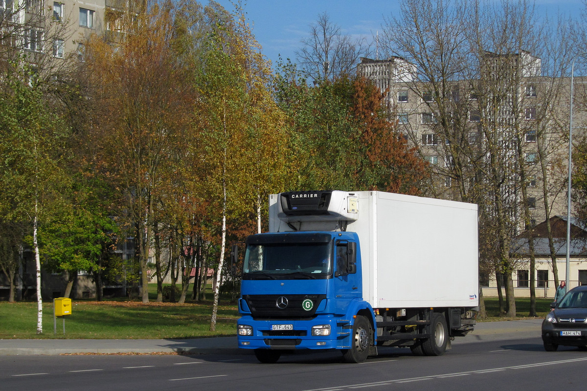 Литва, № GTF 643 — Mercedes-Benz Axor (общ.м)