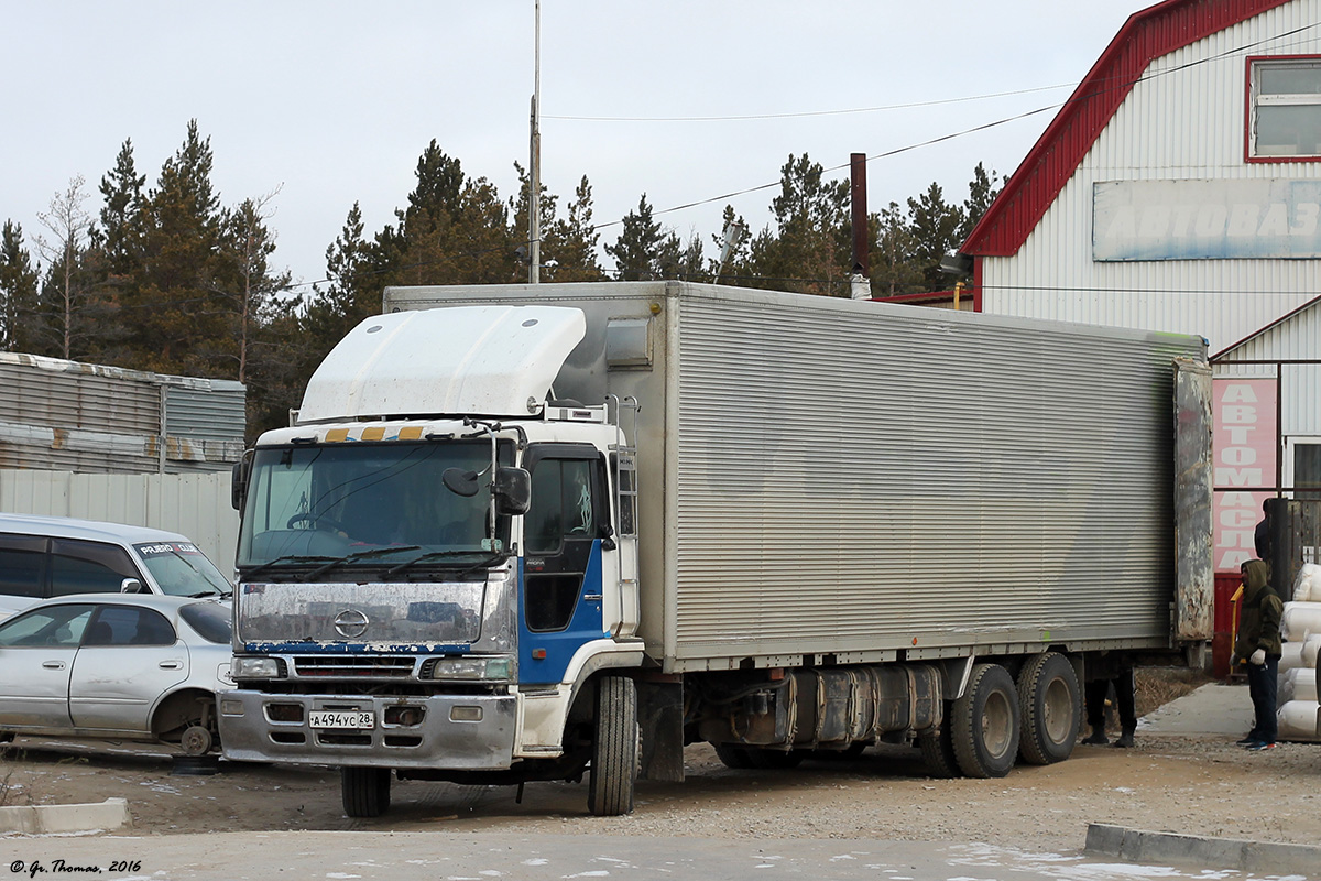 Амурская область, № А 494 УС 28 — Hino FR