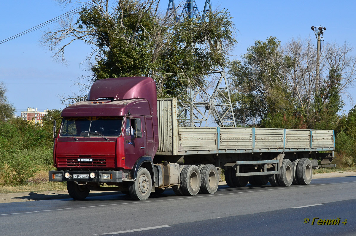 Волгоградская область, № У 890 КА 34 — КамАЗ-5511