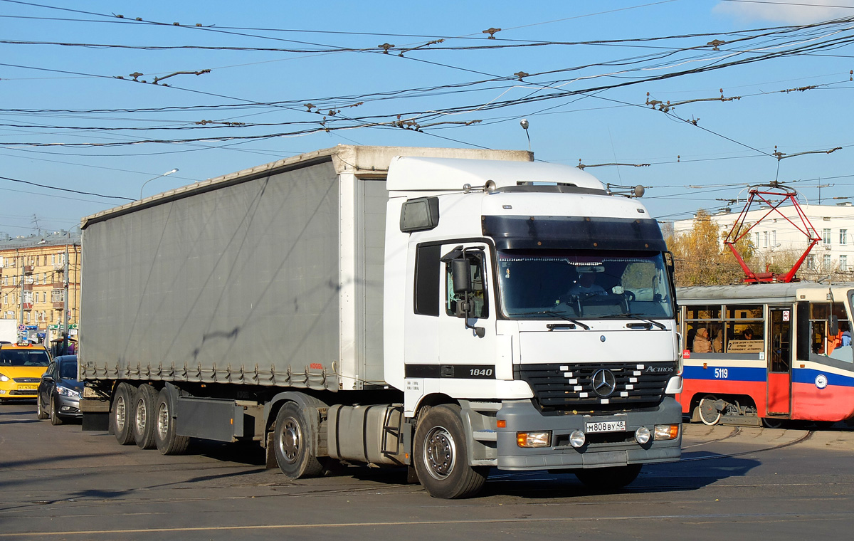 Липецкая область, № М 808 ВУ 48 — Mercedes-Benz Actros ('1997) 1840