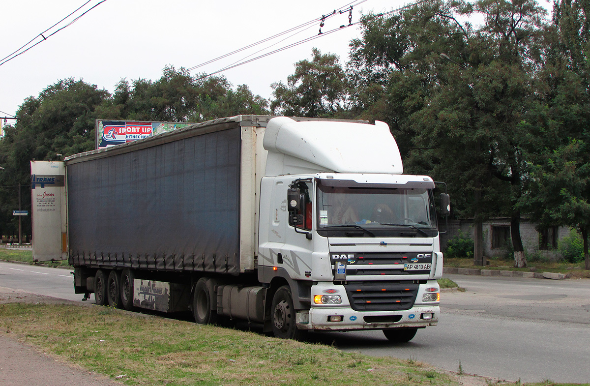 Запорожская область, № АР 4810 АВ — DAF CF85 FT