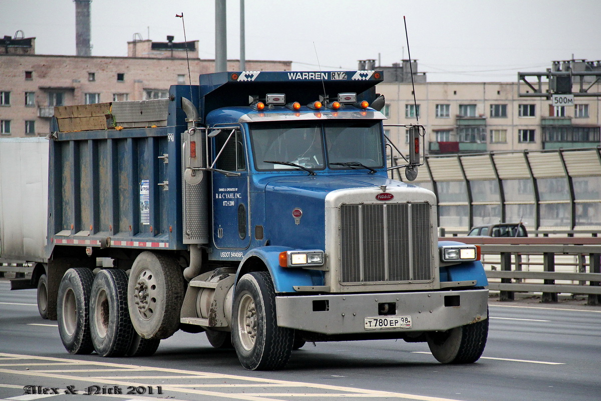 Санкт-Петербург, № Т 780 ЕР 98 — Peterbilt 378