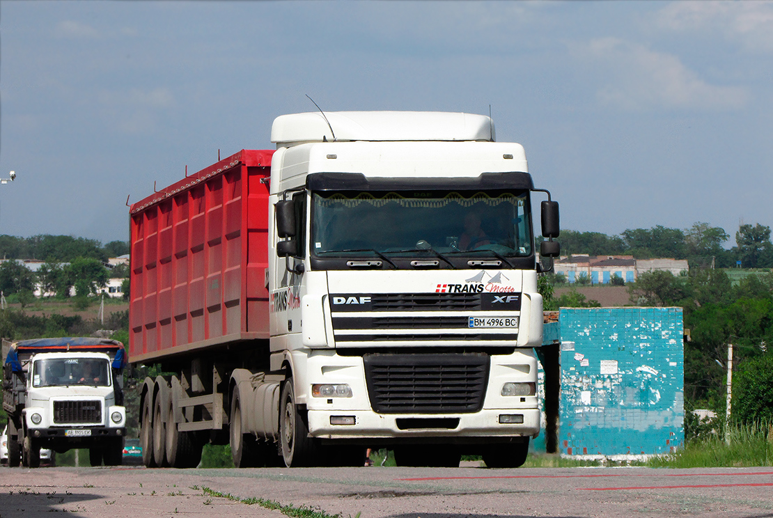 Сумская область, № ВМ 4996 ВС — DAF XF95 FT