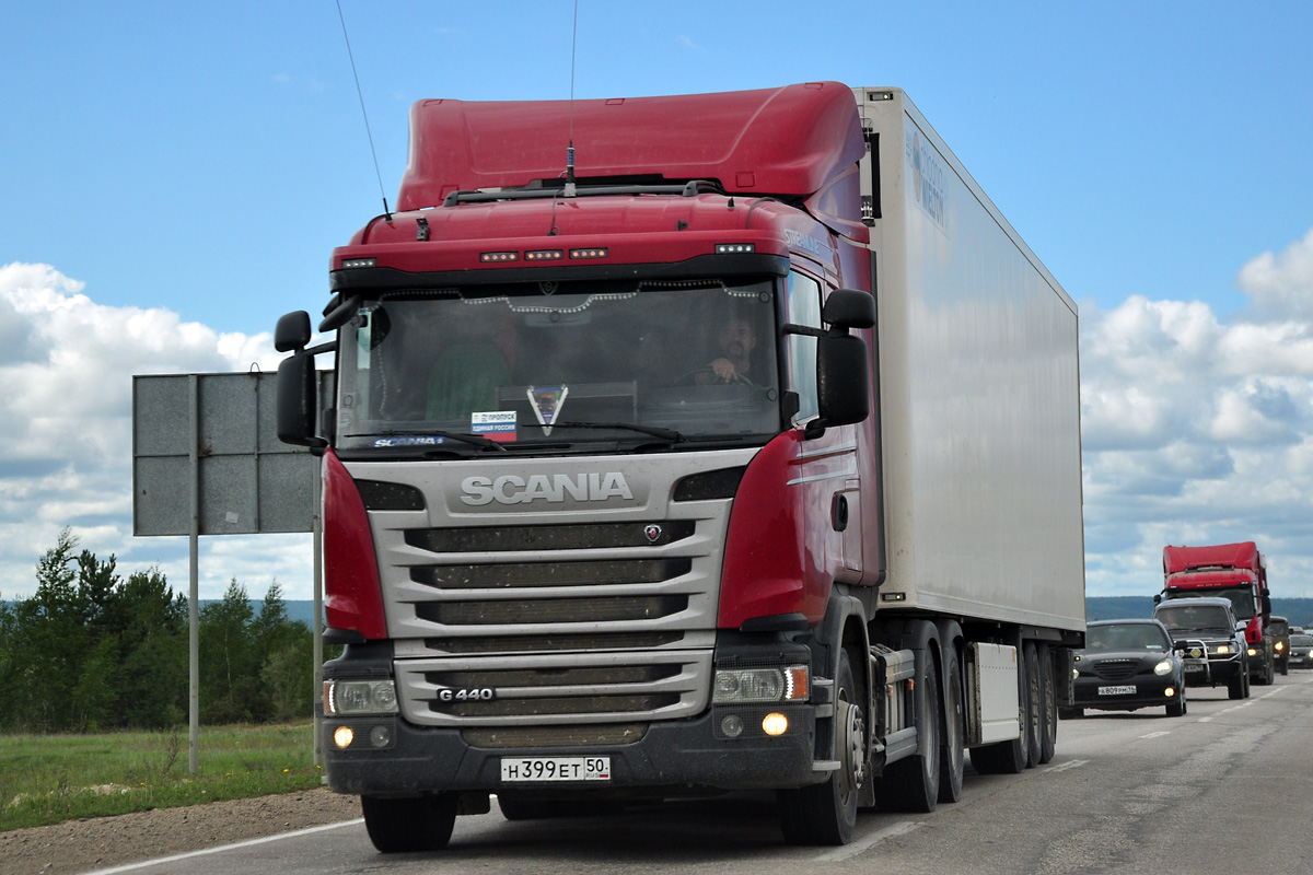 Московская область, № Н 399 ЕТ 50 — Scania ('2013) G440