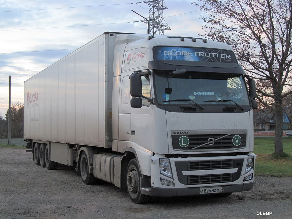 Смоленская область, № А 824 МС 67 — Volvo ('2008) FH.460