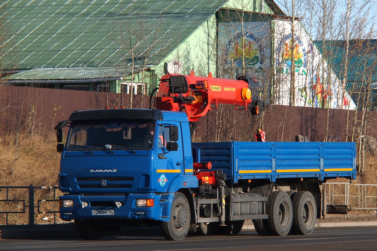 Ханты-Мансийский автоном.округ, № О 295 ВМ 186 — КамАЗ-65117-A4