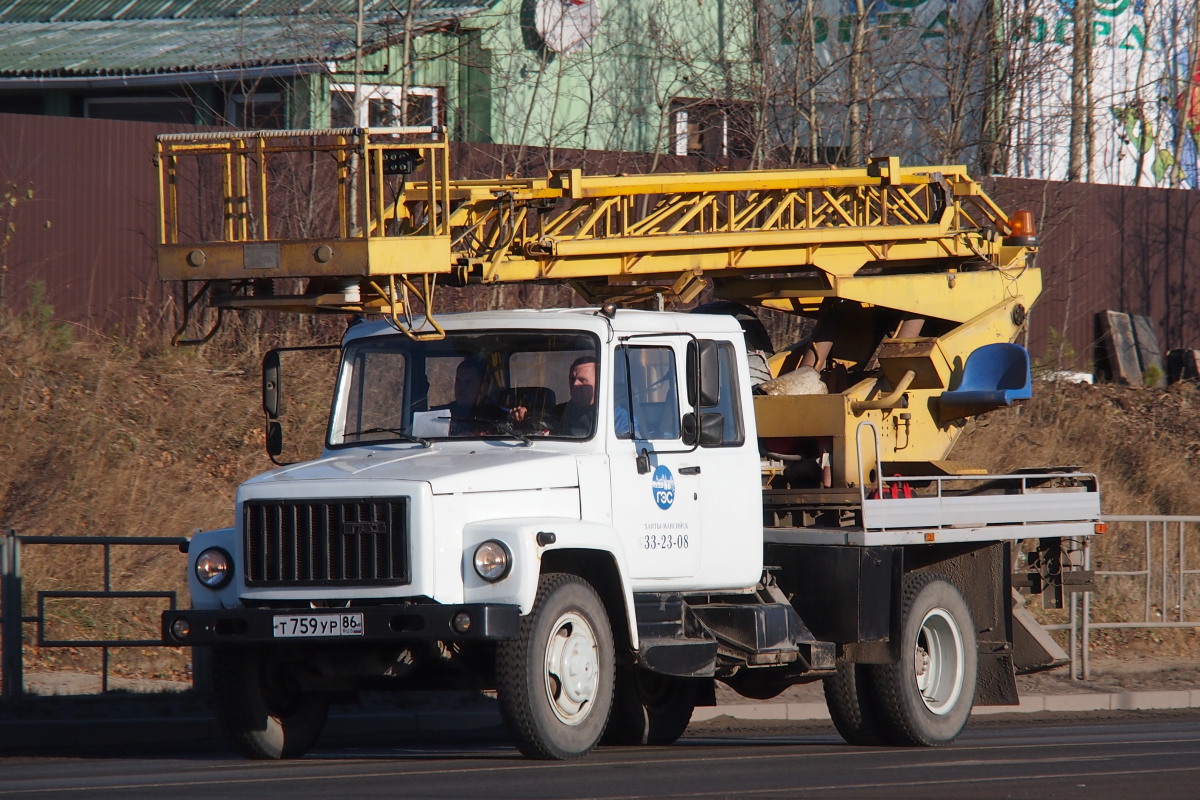 Ханты-Мансийский автоном.округ, № Т 759 УР 86 — ГАЗ-3309