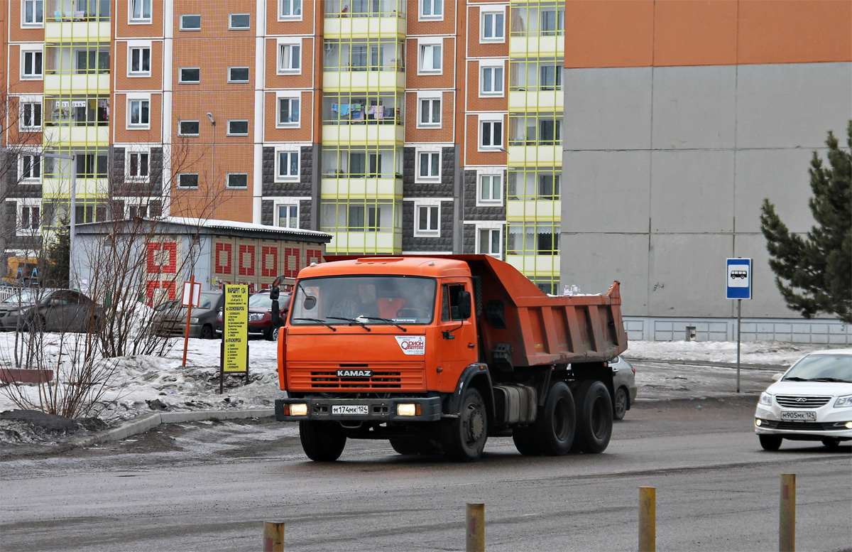 Красноярский край, № М 174 МК 124 — КамАЗ-55111-02 [55111C]