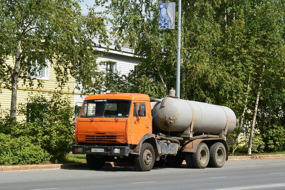 Ханты-Мансийский автоном.округ, № Т 586 ТМ 86 — КамАЗ-53215 [532150]