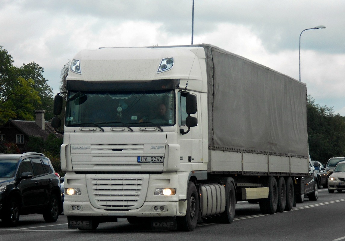 Латвия, № HA-9247 — DAF XF105 FT