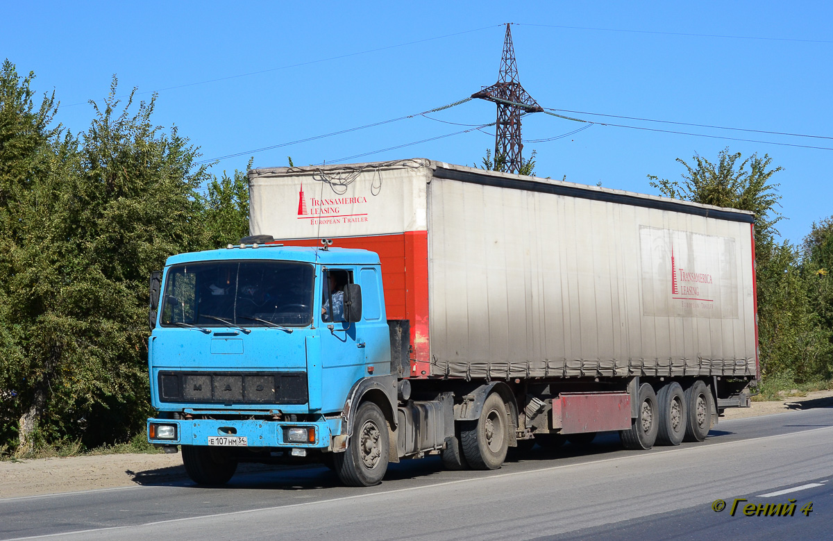 Волгоградская область, № Е 107 НМ 34 — МАЗ-54323