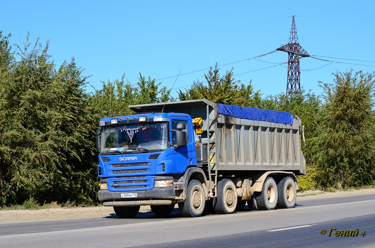 Волгоградская область, № А 189 ММ 134 — Scania ('2004) P420