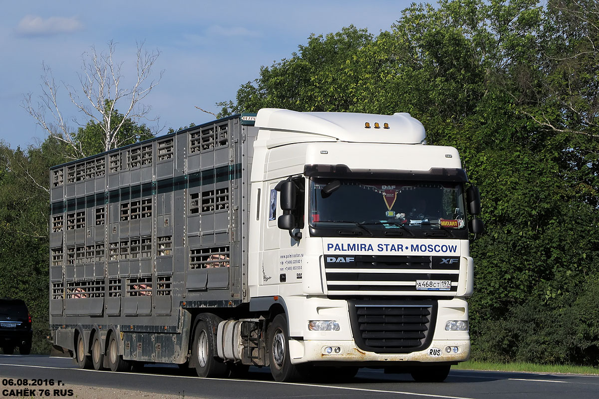 Москва, № А 468 СТ 197 — DAF XF105 FT