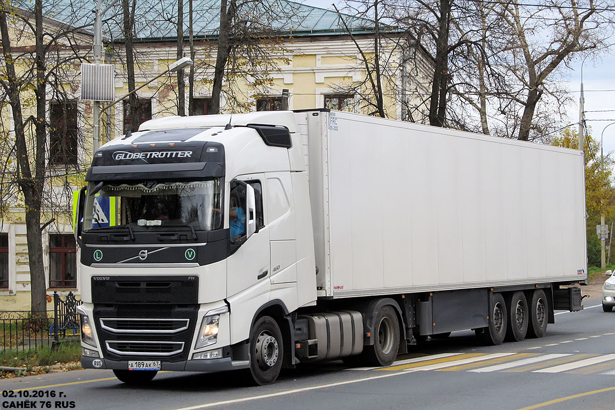 Смоленская область, № А 189 АК 67 — Volvo ('2012) FH.460 [X9P]